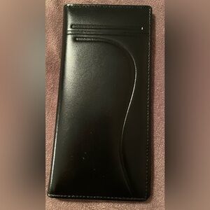 Black Leather Wallet NWT